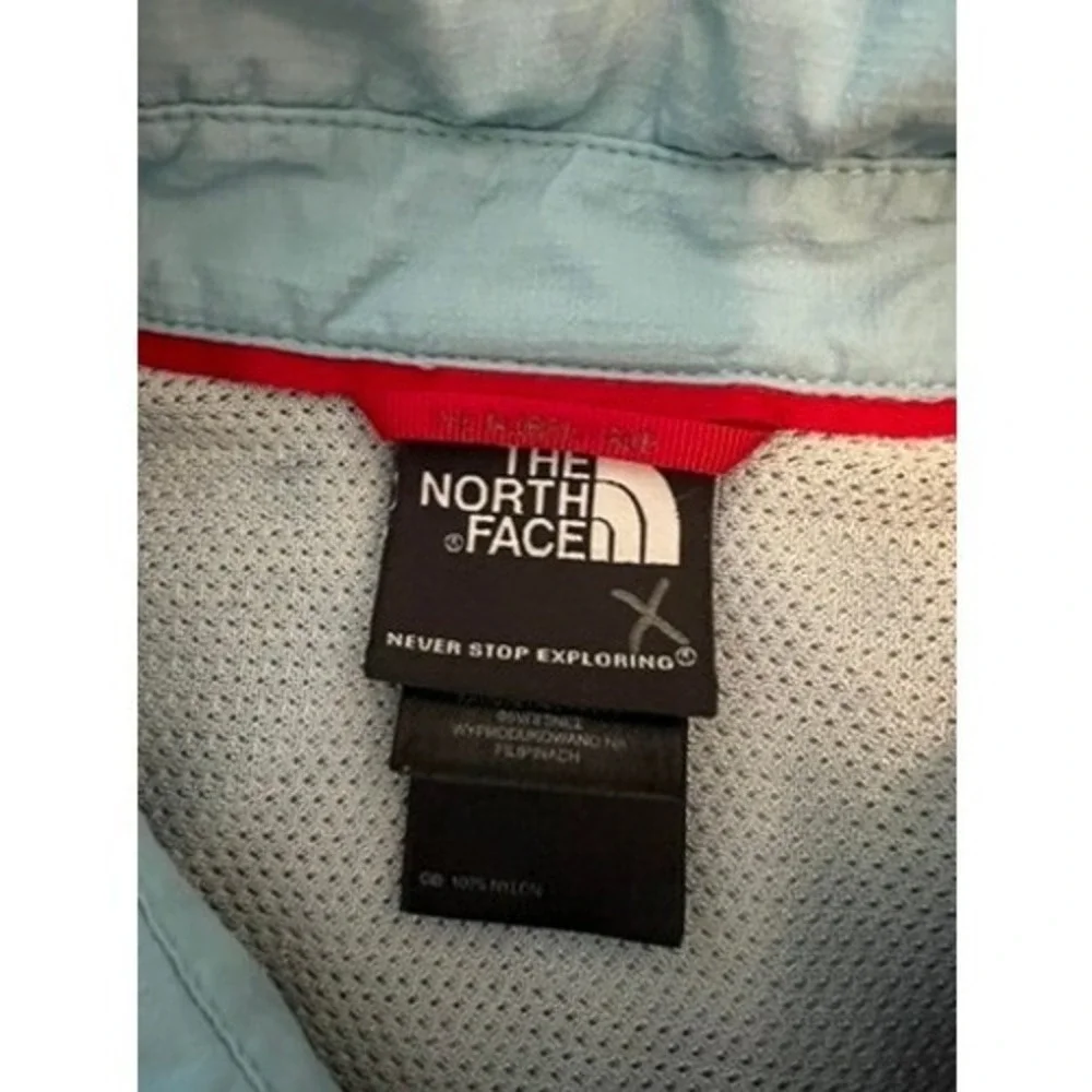 The North Face Mens Light Blue Nylon Hiking Fishing‎ Long Sleeve Shirt Size M